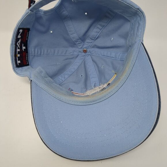 McCall Idaho Mountain Slideback Hat Blue One Size Embroidered Titan - Picture 6 of 8